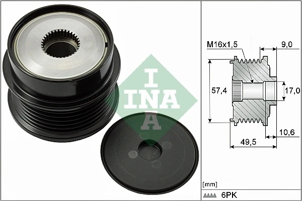 Alternator Freewheel Clutch